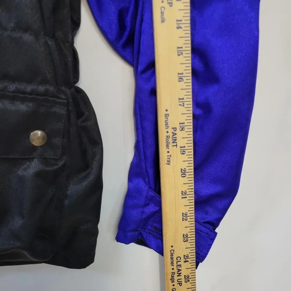 Progrip Jacket Mens Large Blue Black Motorcycle Racing Made Italy Nylon‎